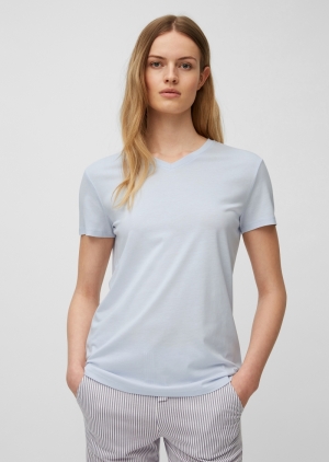 T shirt en short 816 jeansblauw